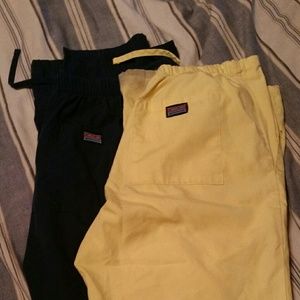 Cherokee scrub pants Yellow and Brown